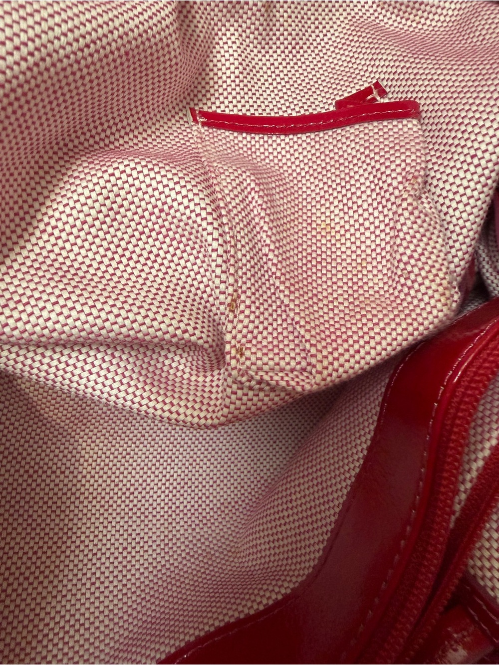 Dooney & Bourke Chiara Magenta Patent Leather Tote with Gold Hardware - Picture 10 of 12